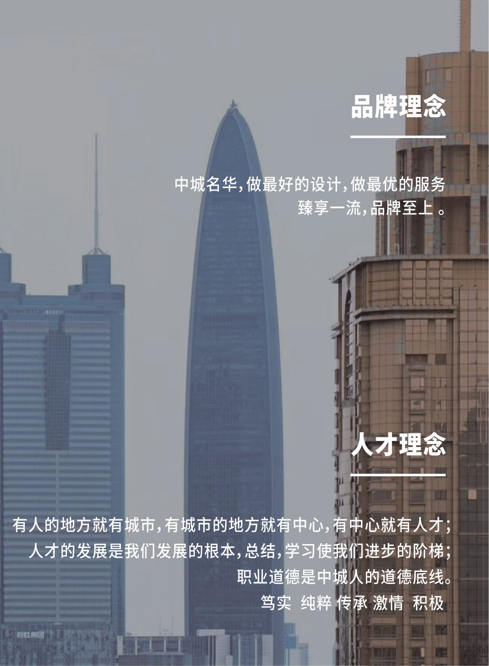 中城名华品牌理念